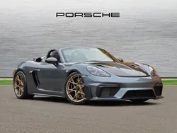 Vanadium grey metallic New 2024 Porsche 718 Spyder | £144,900 (Fair price)