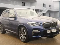 Blue Used 2018 BMW X3 M Sport SUV | £24,850 (A bit pricey)