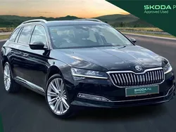 Black Used 2022 Skoda Superb SE L Estate | £26,010 (A bit pricey)