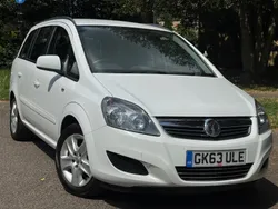 White Used 2013 Vauxhall Zafira MPV | £2,995 (Fair price)