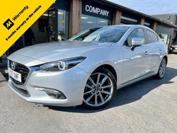 Silver Used 2017 Mazda 3 Inclusive Sedan | £7,995 (Fair price)