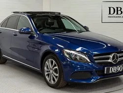 Blue Used 2016 Mercedes C350e Premium Plus Sedan | £12,450 (Fair price)