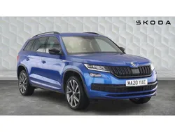 Blue Used 2020 Skoda Kodiaq SportLine SUV | £26,885 (Fair price)