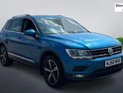Blue Used 2018 VW Tiguan SE SUV | £15,431 (Good price)