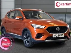 Orange Used 2023 MG ZS Excite Sedan | £15,588 (Expensive)