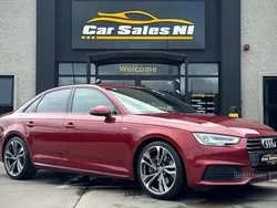Red Used 2018 Audi A4 S-Line Sedan | £12,900 (Fair price)