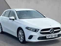 White Used 2020 Mercedes A180 Hatchback | £15,990 (Fair price)