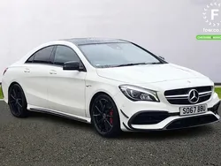 White Used 2017 Mercedes CLA45 AMG AMG Coupe | £20,699 (Fair price)