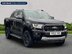 Black Used 2022 Ford Ranger Wildtrack Pickup | £22,990 (Good price)