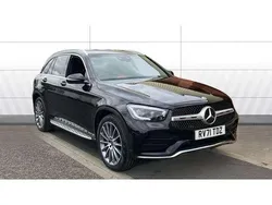 Black Used 2021 Mercedes GLC220 AMG Line Premium SUV | £27,938 (Fair price)