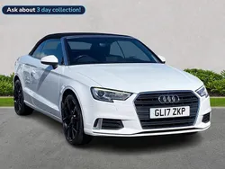White Used 2017 Audi A3 Cabriolet Sport Cabriolet | £11,795 (Fair price)