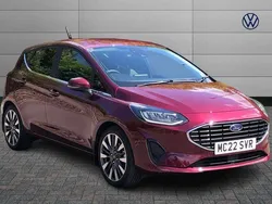 Red Used 2022 Ford Fiesta Titanium Hatchback | £12,991 (Fair price)