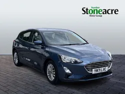 Blue Used 2022 Ford Focus Titanium Hatchback | £13,495 (Fair price)