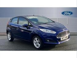 Blue Used 2017 Ford Fiesta Zetec Hatchback | £8,750 (Fair price)
