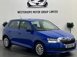 Blue Used 2019 Skoda Fabia Hatchback | £7,700 (Good price)