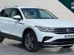 White Used 2021 VW Tiguan Elegance SUV | £21,279 (Good price)