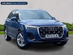 Blue Used 2024 Audi Q7 S-Line SUV | £58,299