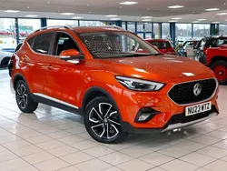 Spiced orange Used 2023 MG ZS Exclusive Sedan | £15,789 (Fair price)