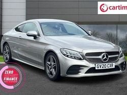 Silver Used 2020 Mercedes C200 AMG line Coupe | £18,181 (Good price)