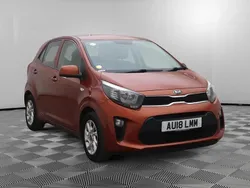 Orange Used 2018 Kia Picanto 2 Hatchback | £6,490 (Fair price)