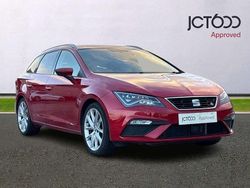 Red Used 2018 Seat Leon ST FR Sport Estate | £11,000 (Fair price)