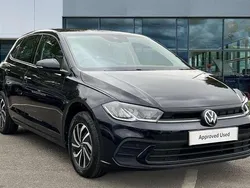 Deep black pearl Used 2023 VW Polo Life Hatchback | £17,349 (Fair price)