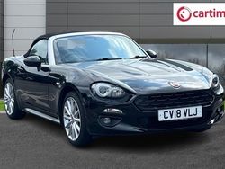 Black Used 2018 Fiat 124 Lusso Cabriolet | £13,599 (Fair price)