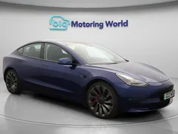 Blue Used 2021 Tesla Model 3 Performance Sedan | £21,000 (Good price)