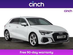 White Used 2021 Audi A3 S-Line Hatchback | £20,299 (Fair price)