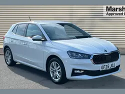 Moon white metallic Used 2025 Skoda Fabia SE L Hatchback | £21,250 (Fair price)