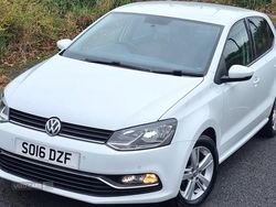 White Used 2016 VW Polo Match Hatchback | £5,950 (Fair price)