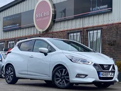 White Used 2018 Nissan Micra N-Connecta Hatchback | £6,490 (Fair price)