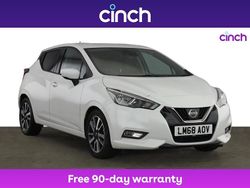 White Used 2018 Nissan Micra N-Connecta Hatchback | £7,899 (Fair price)