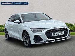 White Used 2025 Audi A3 S-Line Hatchback | £29,718 (A bit pricey)