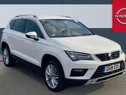 White Used 2018 Seat Ateca XCELLENCE SUV | £12,144 (Fair price)