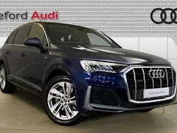 Blue Used 2023 Audi Q7 Black Edition SUV | £48,311 (Good price)