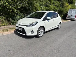 White Used 2012 Toyota Yaris Hybrid Hatchback | £4,795
