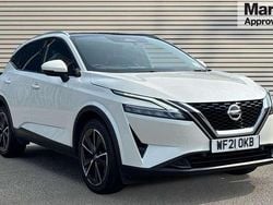 White Used 2021 Nissan Qashqai Tekna SUV | £16,369 (Fair price)