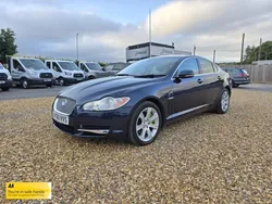 Blue Used 2010 Jaguar XF Luxury Sedan | £5,495 (Fair price)