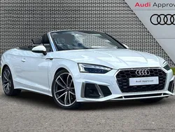 White Used 2021 Audi A5 Cabriolet S-Line Cabriolet | £30,995 (Expensive)