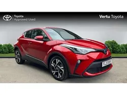 Red Used 2022 Toyota C-HR Design SUV | £21,575 (Fair price)