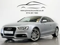 Silver Used 2014 Audi A5 S-Line Coupe | £8,650 (Fair price)
