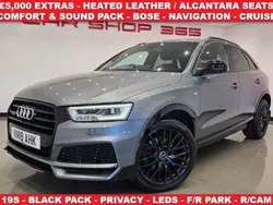 Grey Used 2018 Audi Q3 Black Edition SUV | £16,990 (Fair price)