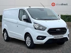 White Used 2023 Ford Transit Custom Limited Van | £17,850 (Fair price)