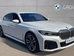 Mineral white metallic Used 2021 BMW 730 M Sport Sedan | £31,995 (Good price)