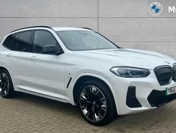 White Used 2022 BMW iX3 M Sport SUV | £29,987 (Fair price)