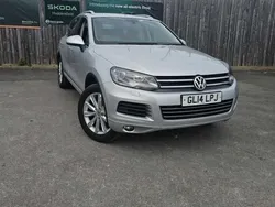 Cool silver Used 2014 VW Touareg SE SUV | £12,991 (Fair price)