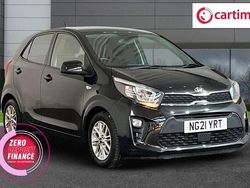 Black Used 2021 Kia Picanto 2 Hatchback | £10,990 (Fair price)