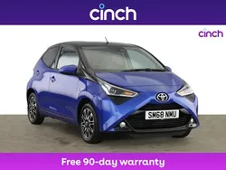 Blue Used 2018 Toyota Aygo X-clusiv Hatchback | £9,489 (A bit pricey)
