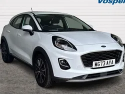 White Used 2023 Ford Puma Titanium SUV | £16,350 (Fair price)